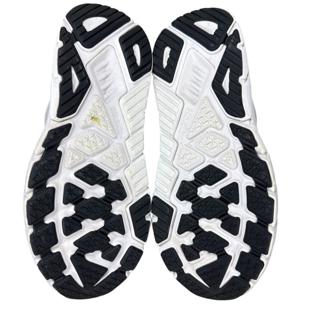 Hoka Arahi 6 Women 9.5 B Harbor Mist Silver Running Shoes Sneaker Aetrex Insoles - Picture 11 of 13